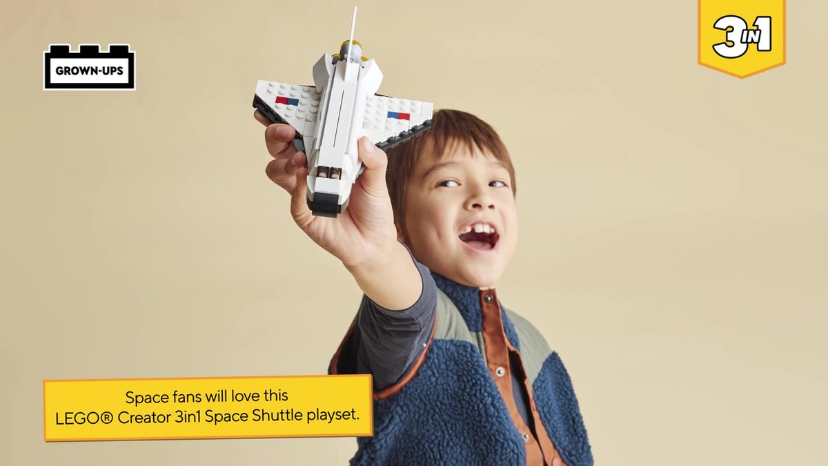 LEGO Creator 3-in-1 Ruimte Shuttle Set - 31134