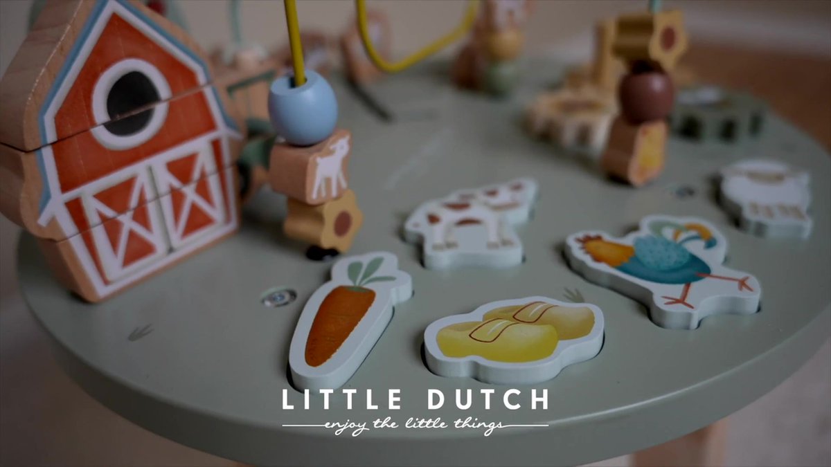 Little Dutch Houten Activiteitentafel Little Farm - FSC