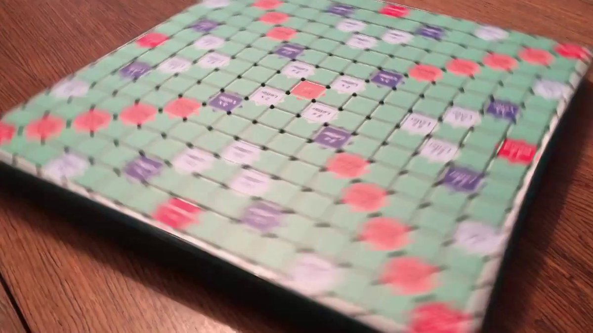 MEGABLEU Scrabble XL Gezelschapsspel - Woordplezier