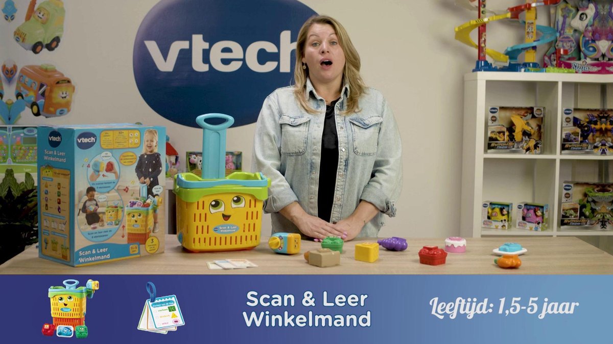 VTech Scan & Leer Winkelmand voor Kinderen