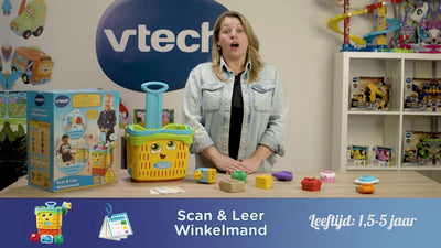 VTech Scan & Leer Winkelmand voor Kinderen