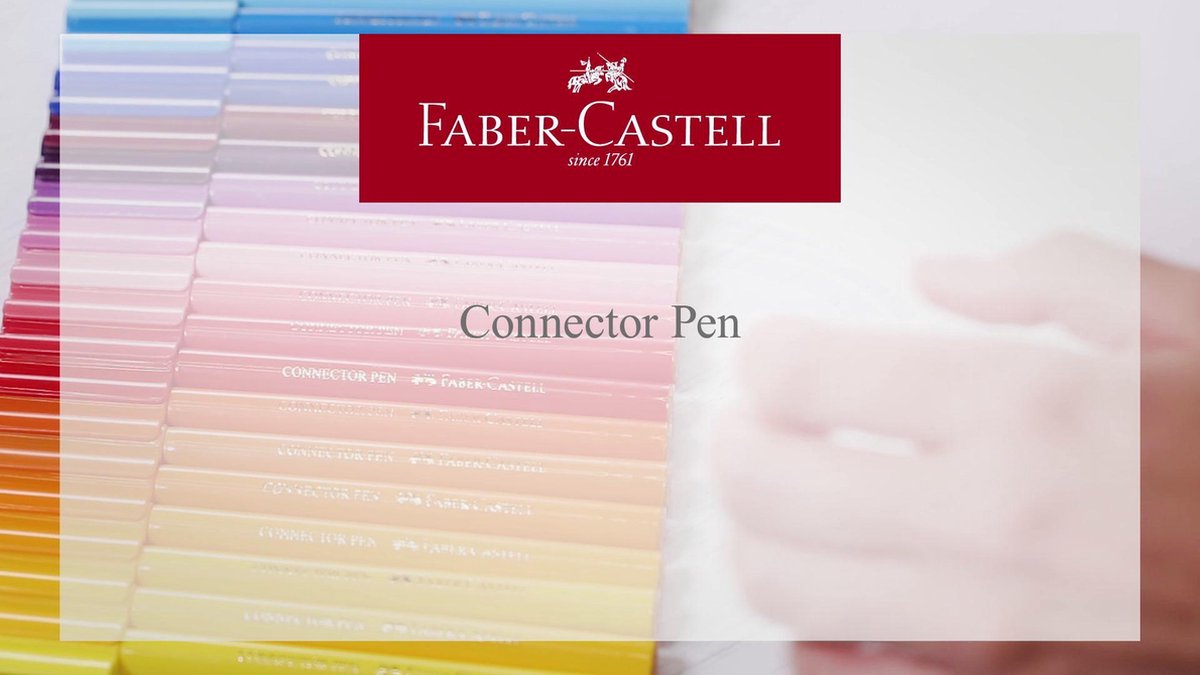 Faber-Castell Connector Viltstiften Etui 60-delig