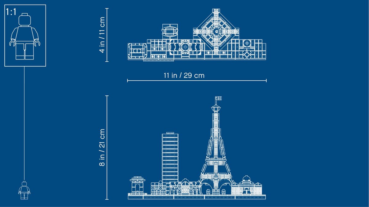 LEGO Architecture Parijs Skyline Set - 21044