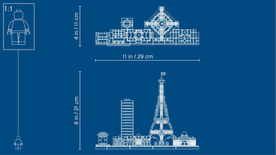 LEGO Architecture Parijs Skyline Set - 21044