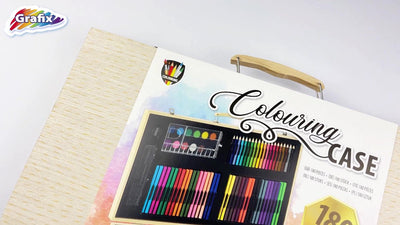 Grafix MEGA XXL Creatieve Tekenset voor Kinderen - 180 Stuks