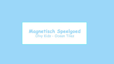 Olvy Magnetische Bouwstenen Set - 56 Stuks - Montessori