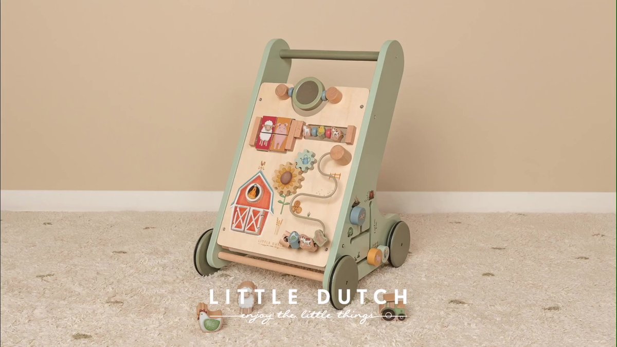 Little Dutch Little Farm Houten Trotteur FSC