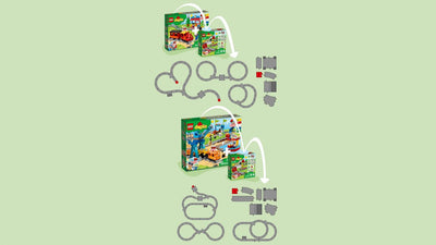 LEGO DUPLO Mijn Stad Treinrails - 10882