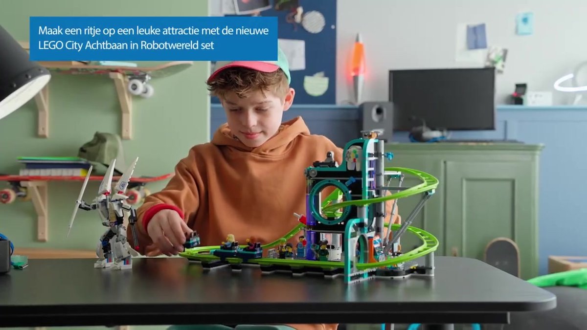 LEGO City Achtbaan in Robotwereld - 60421