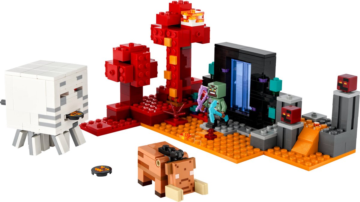 LEGO Minecraft Avontuur bij de Netherpoort - 21255
