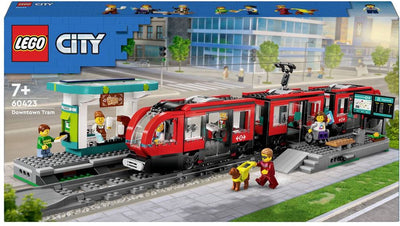 LEGO City Tram en Station - 60423