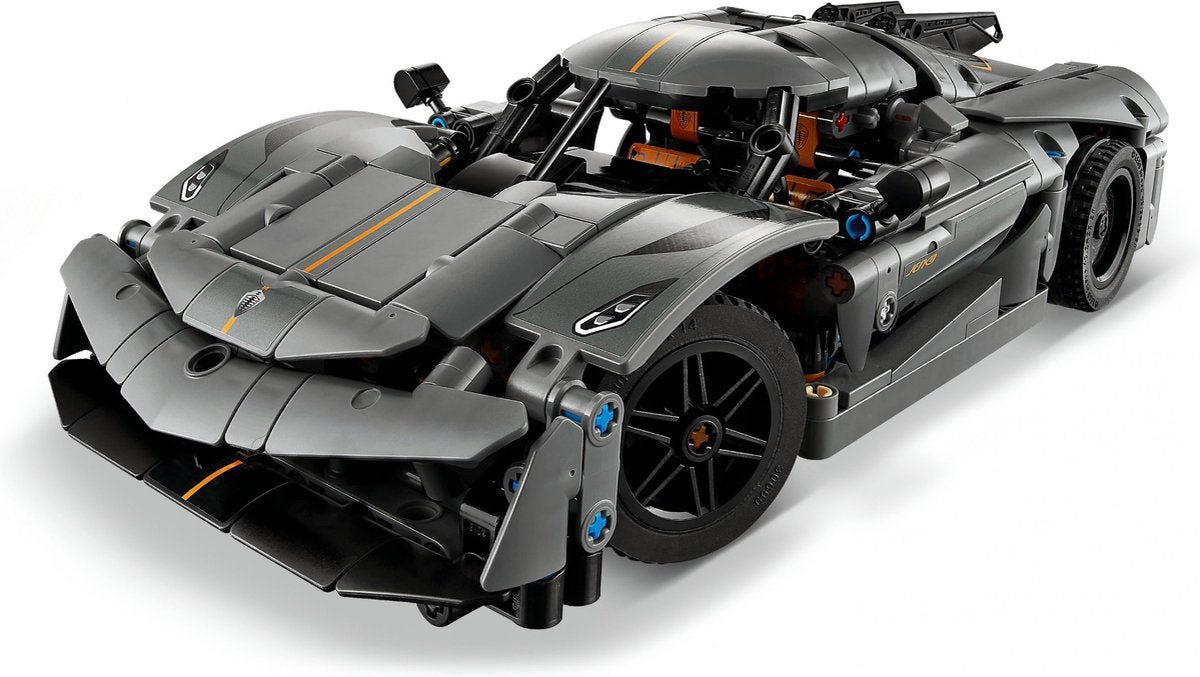 LEGO Technic Koenigsegg Jesko Hypercar Grijs - 42173