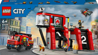 LEGO City Brandweerkazerne en Brandweerwagen - 60414
