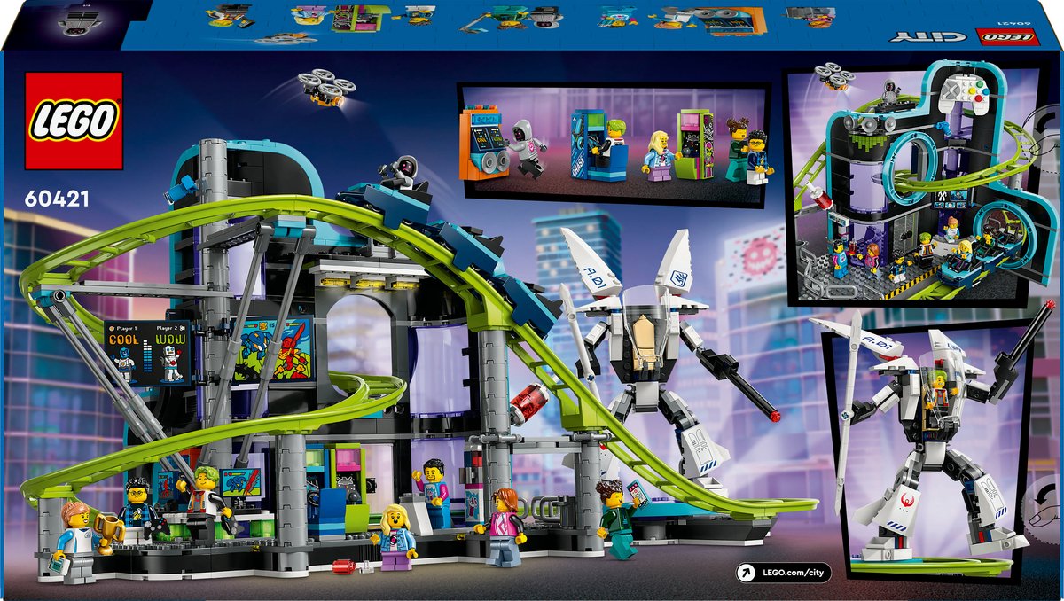 LEGO City Achtbaan in Robotwereld - 60421