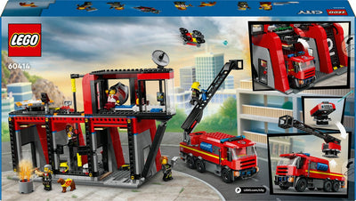 LEGO City Brandweerkazerne en Brandweerwagen - 60414