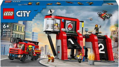 LEGO City Brandweerkazerne en Brandweerwagen - 60414