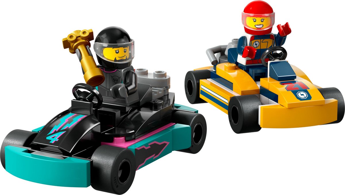 LEGO City Karts en Coureurs Speelset - 60400