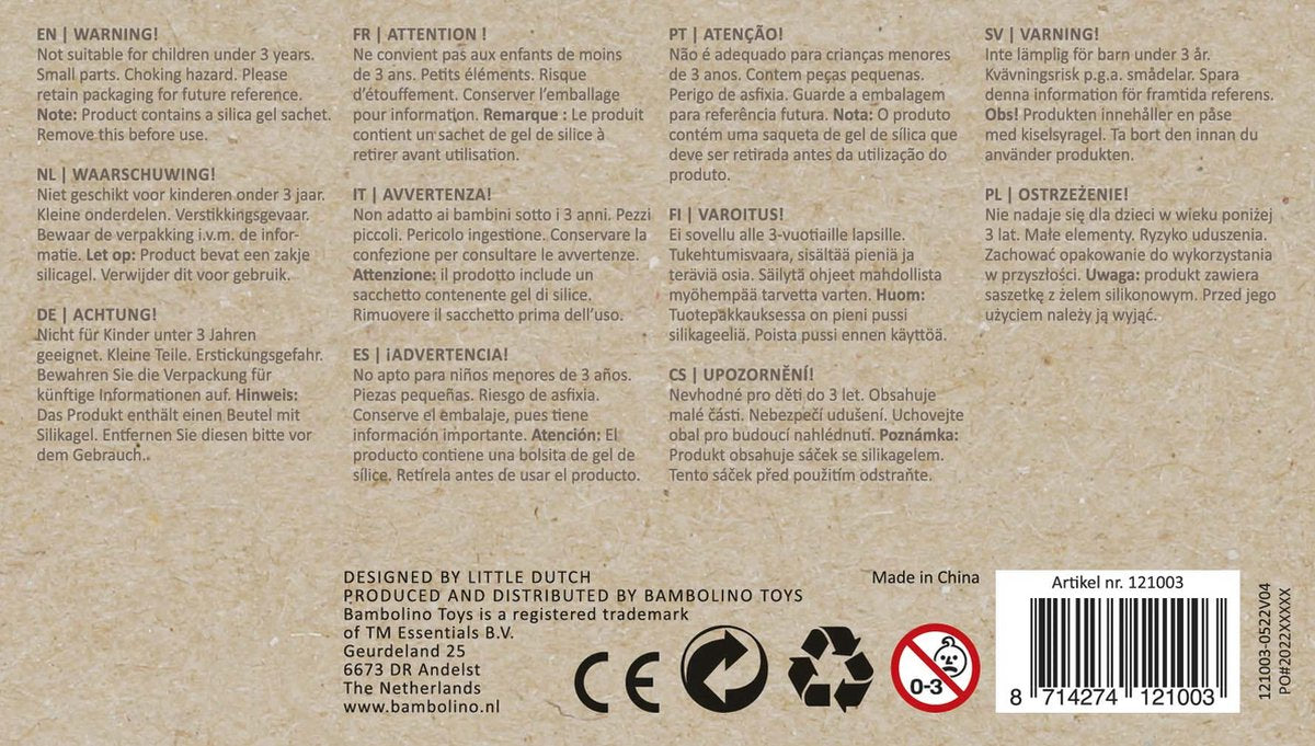 Little Dutch Muziekdoos - Fleurs & Papillons Decoratief