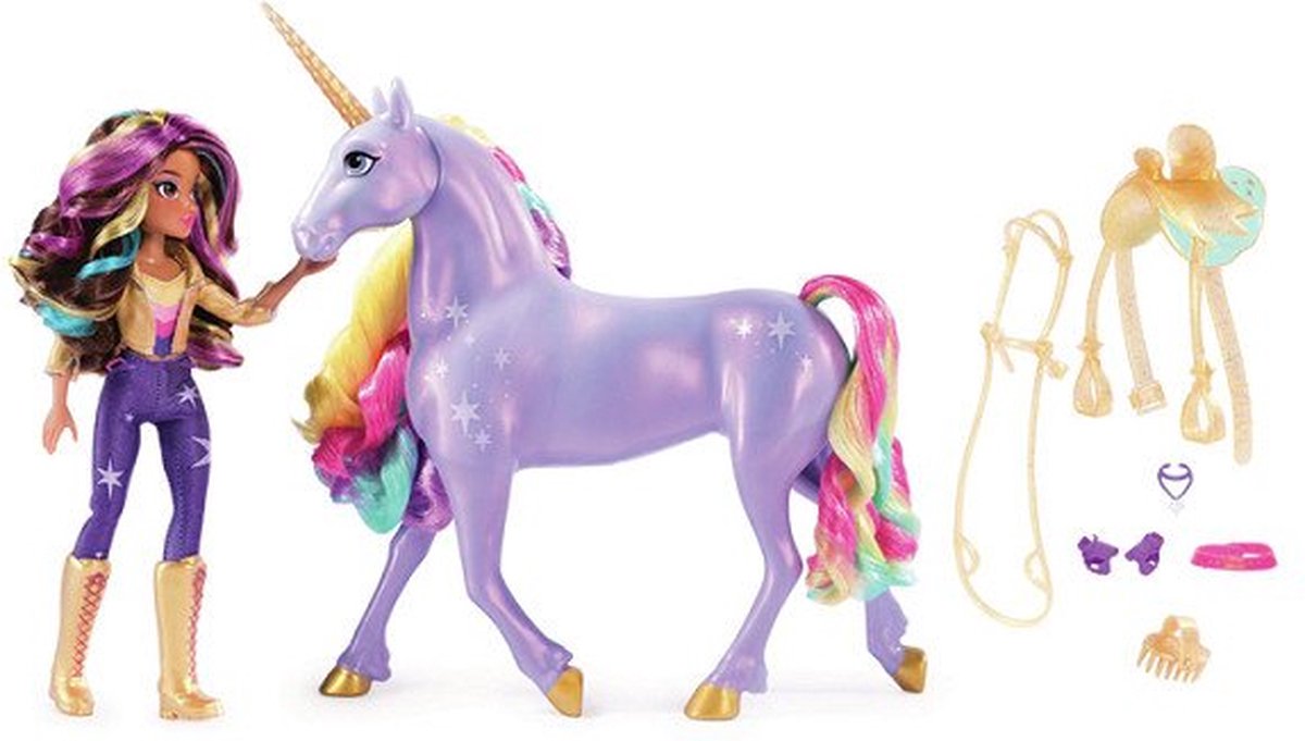 Unicorn Academy Sophia & Regenboog Wildstar Pop met Interactieve Eenhoorn