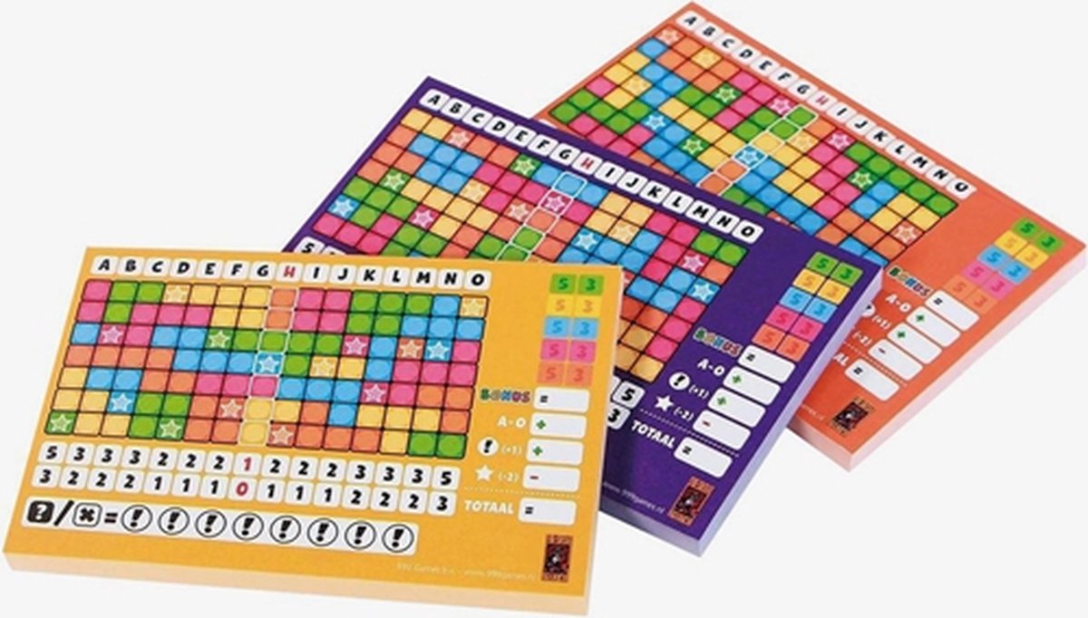 999 Games Keer op Keer Scoreblokken Set Niveau 2, 3 & 4