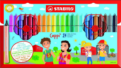 STABILO Cappi Viltstiften Set - 24 Kleuren