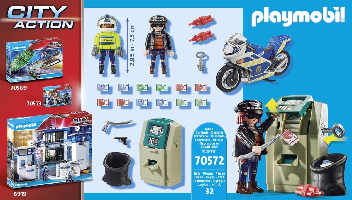 PLAYMOBIL City Action Politie en Boef - 70573