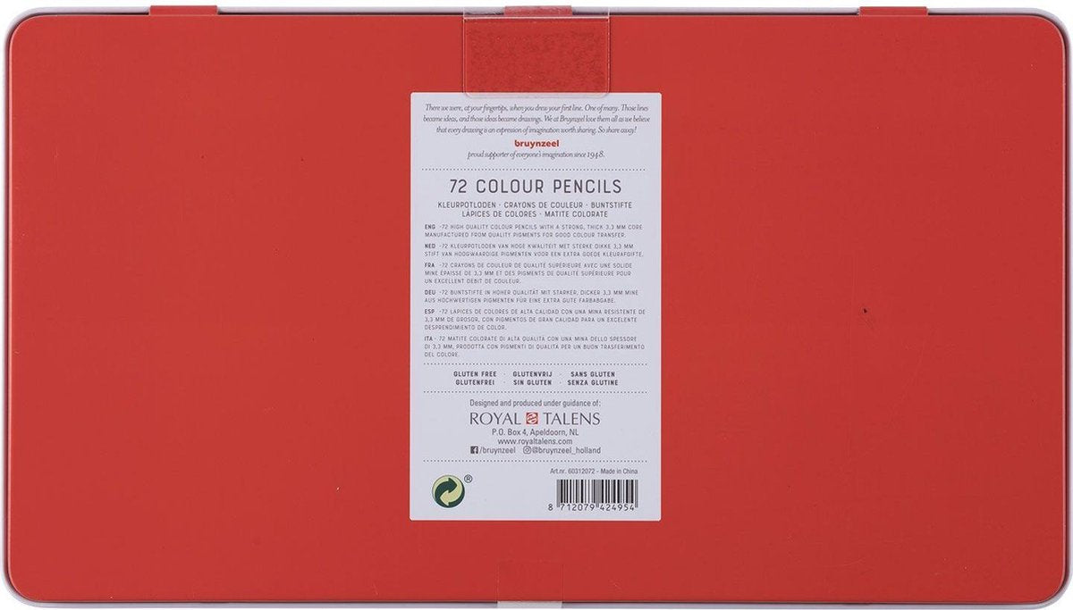 BRUYNZEEL Expression Kleurpotloden Set van 72