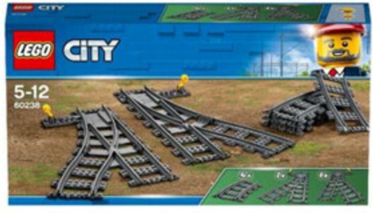 LEGO City Wissels voor Spoorbaan - 60238