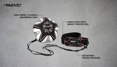 Avento Voetbalvaardigheidstrainer Zwart/Rood