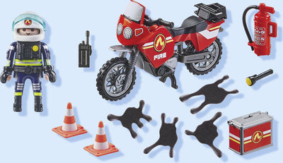 PLAYMOBIL Actiehelden Brandweer bij Ongeval - 71466