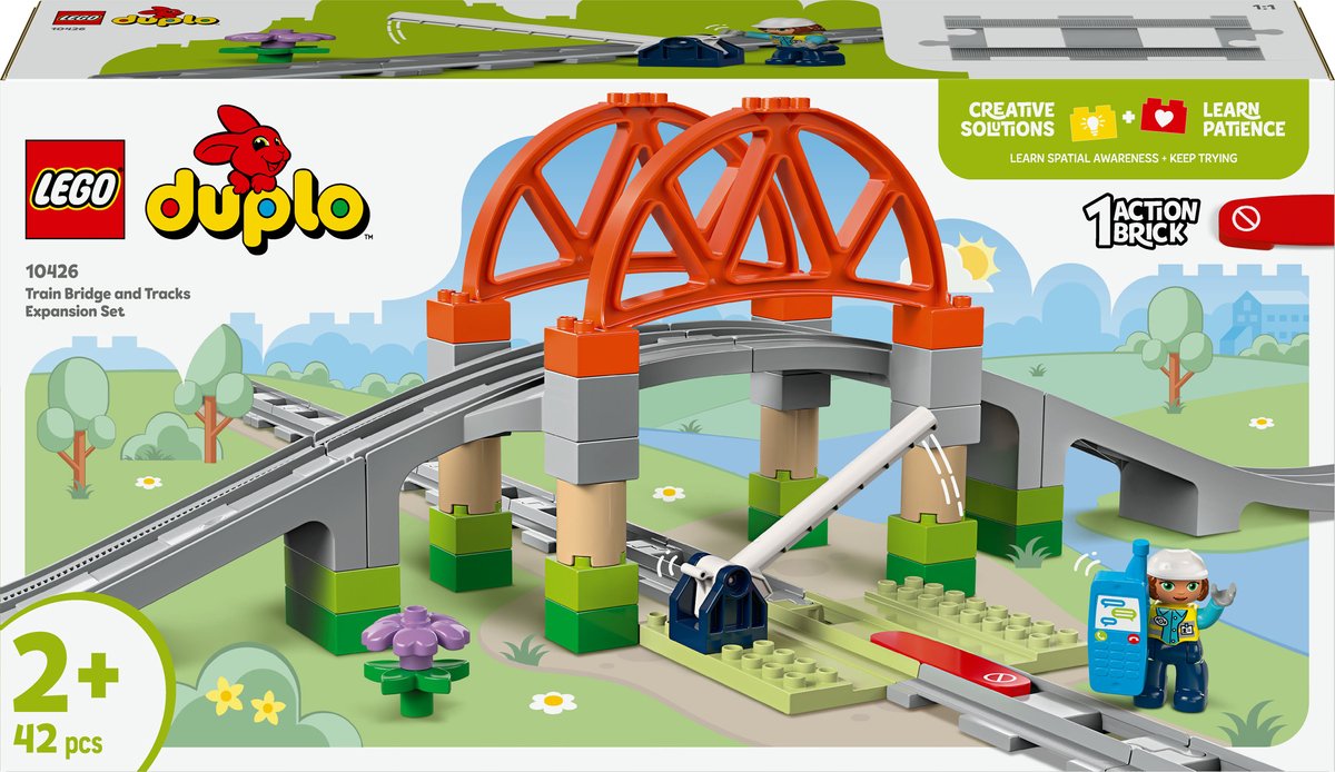 LEGO DUPLO Stad Brug- en Spoorweguitbreidingsset - 10426