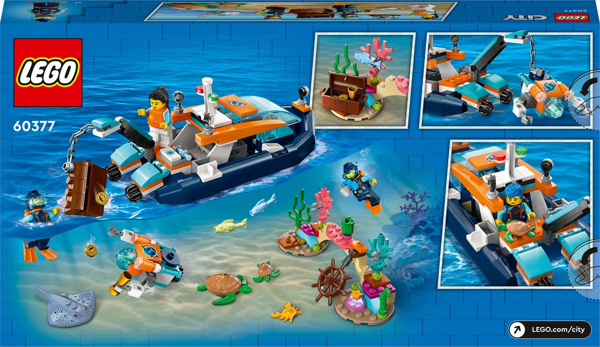 LEGO City Onderwater Avontuur met Onderzeeër - 60377