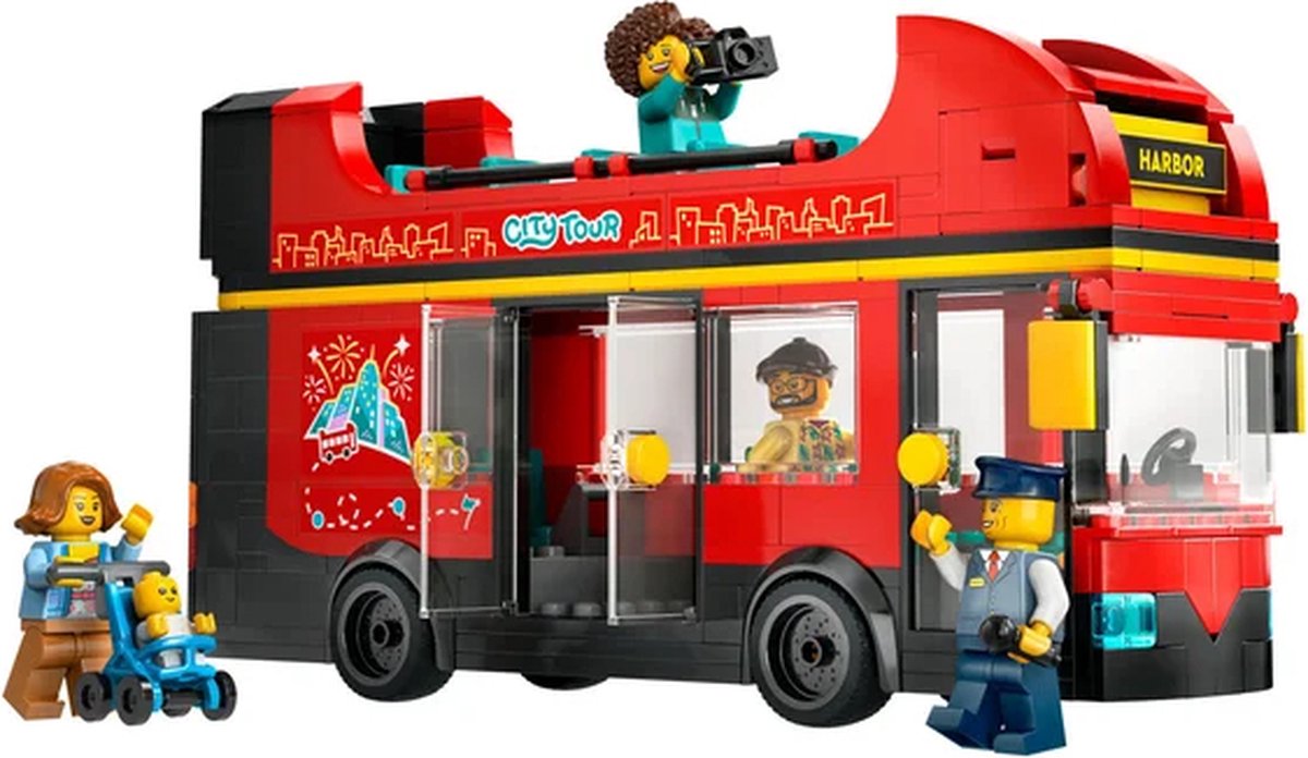 LEGO City Rode Dubbeldekker Toeristenbus - 60407