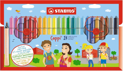 STABILO Cappi Viltstiften Set - 24 Kleuren