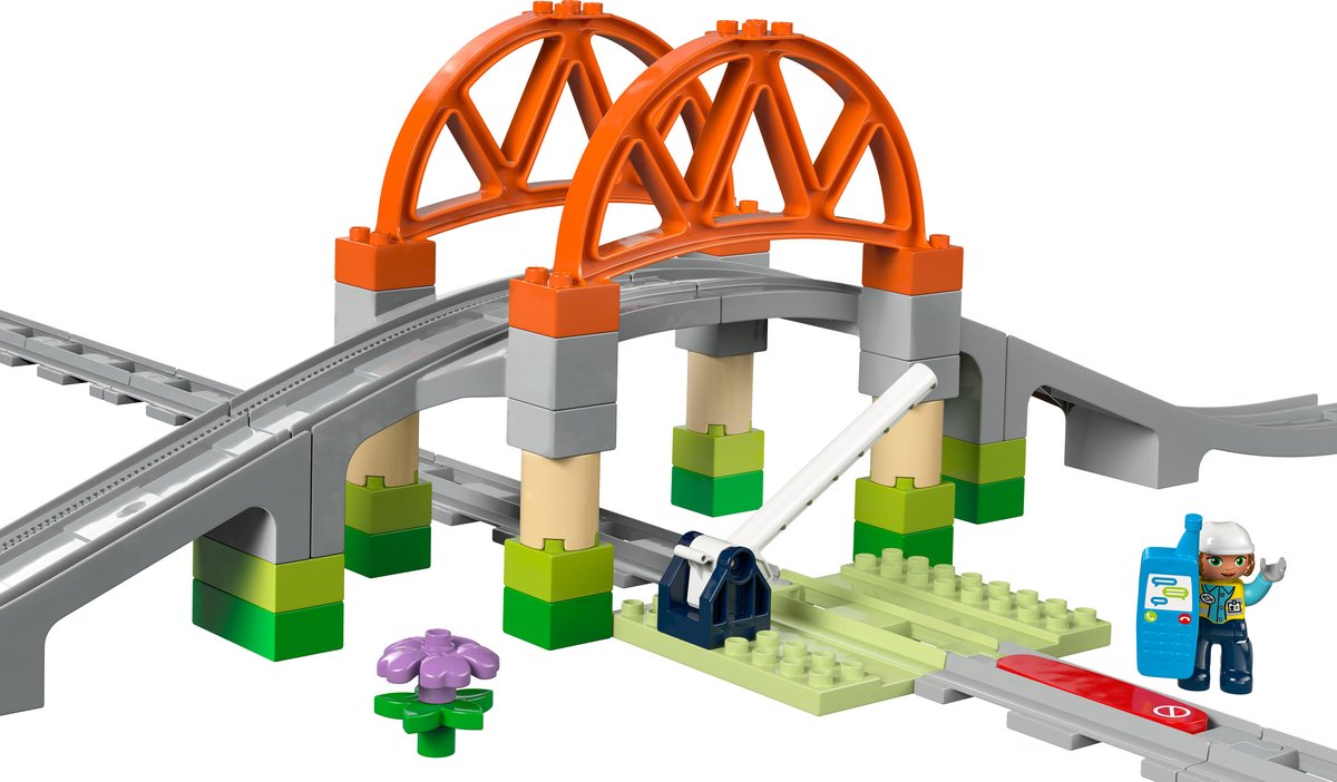 LEGO DUPLO Stad Brug- en Spoorweguitbreidingsset - 10426