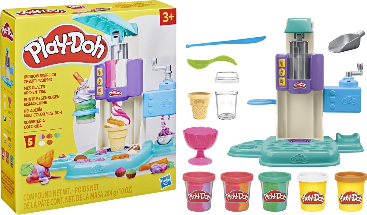 Play-Doh Softijs Speelset Regenboog