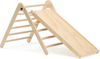 Driehoek Mooiys Klimrek met Glijbaan en Klimboog