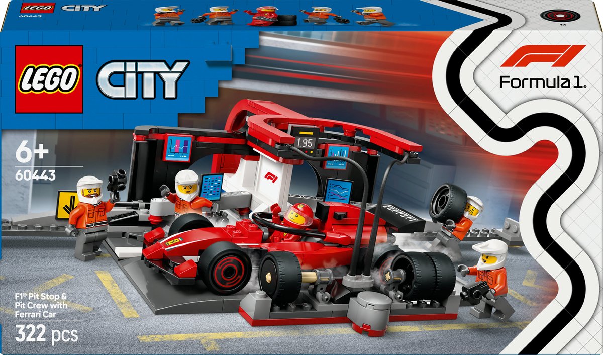 LEGO City Ferrari F1 Pitstop Team - 60443