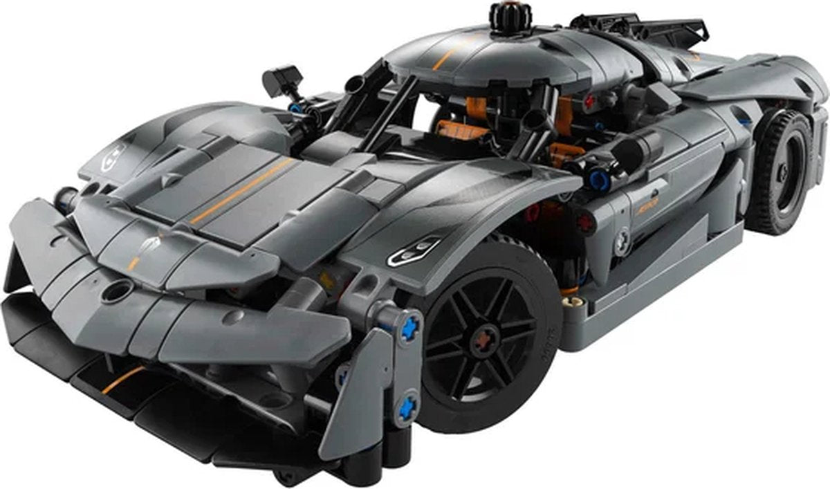 LEGO Technic Koenigsegg Jesko Hypercar Grijs - 42173
