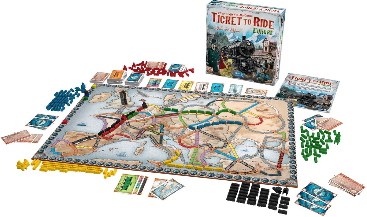 Days of Wonder Ticket to Ride - Europa Bordspel Strategie