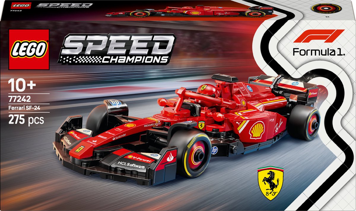 LEGO Speed Champions Ferrari SF-24 F1 Racewagen Set - 77242