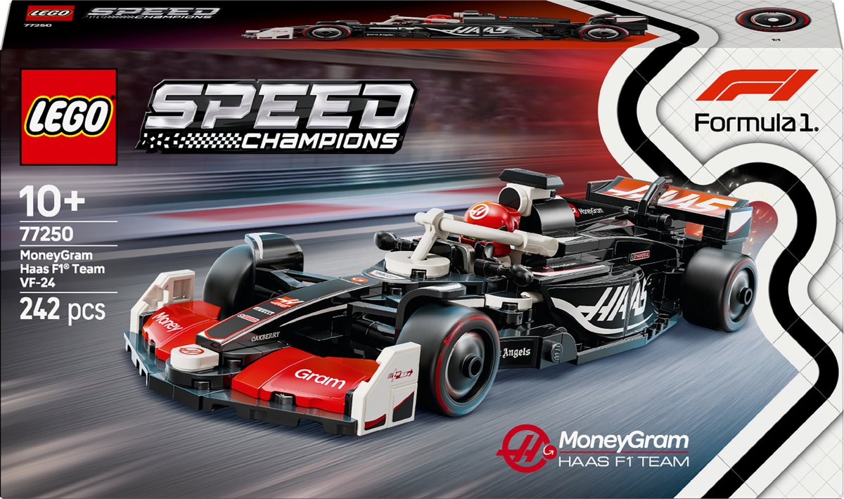 LEGO Speed Champions Haas F1 Team VF-24 Racewagen Set - 77250