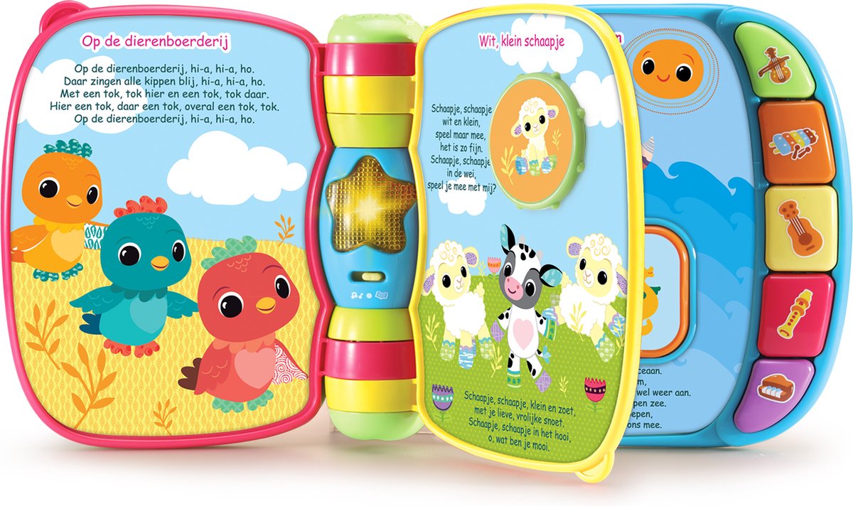 VTech Baby Dierenvriendjes Interactief Liedjesboek