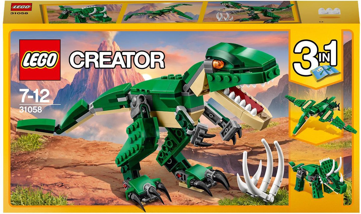 LEGO Creator Woeste Dinosaurus 3-in-1 - 31058