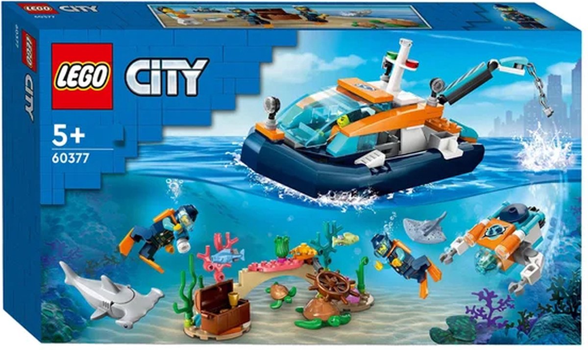 LEGO City Onderwater Avontuur met Onderzeeër - 60377