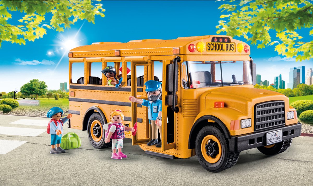 PLAYMOBIL City Life Amerikaanse Schoolbus - 70983