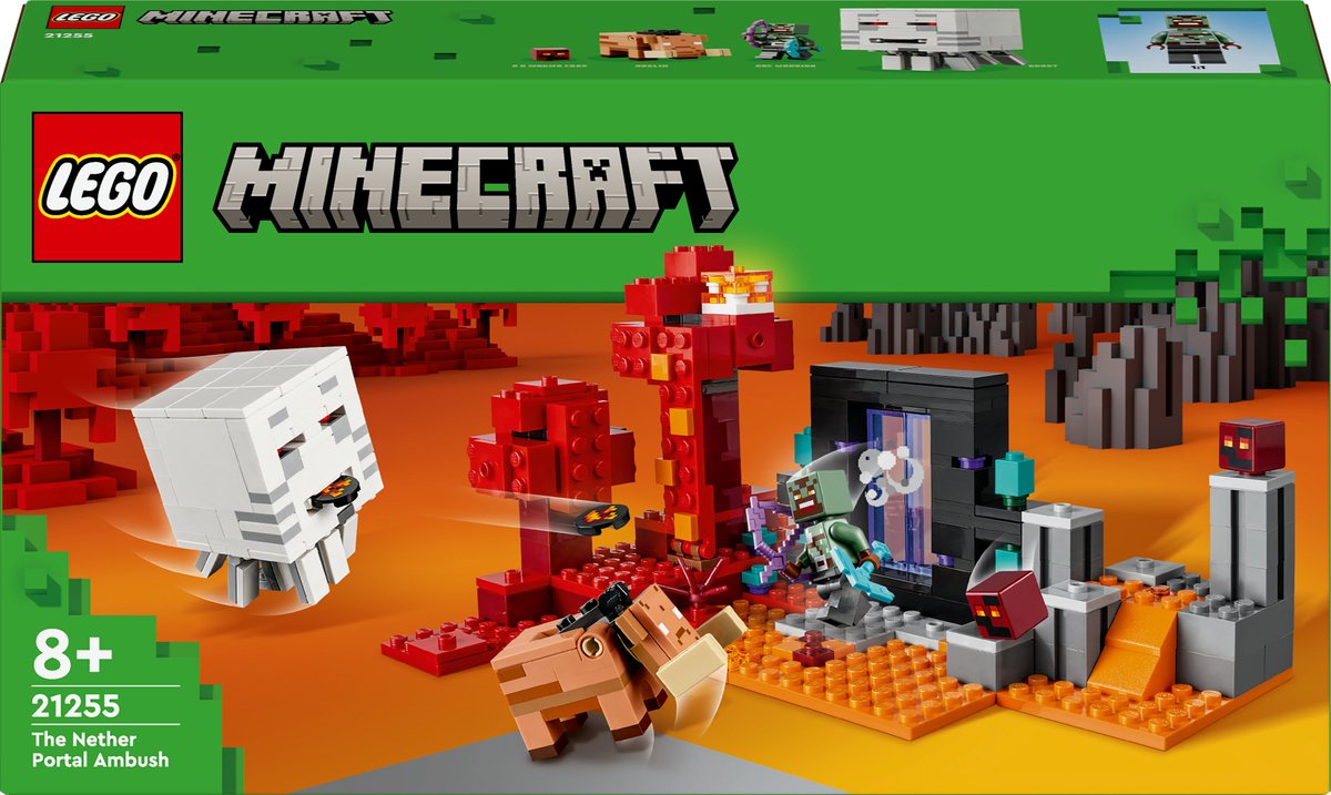 LEGO Minecraft Avontuur bij de Netherpoort - 21255