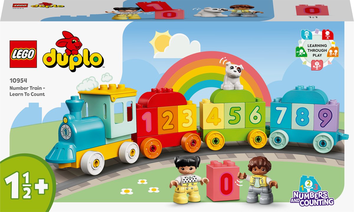 LEGO DUPLO Cijfer Trein met Speelblokken - 10954