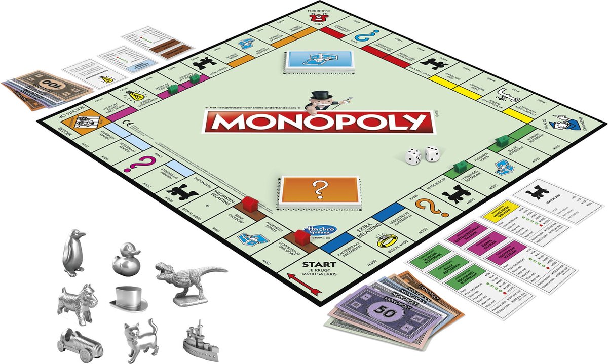 Monopoly Klassiek Bordspel voor de Hele Familie - C1009104