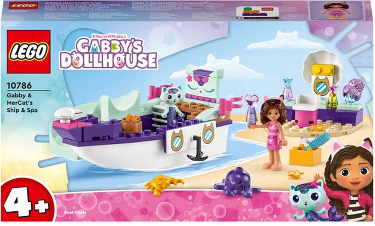 LEGO Gabby's Poppenhuis Met Zeemeermin Kat - 10786